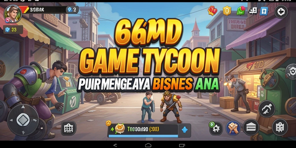 Tangkapan layar menampilkan gameplay Tycoon yang seru dan menantang.