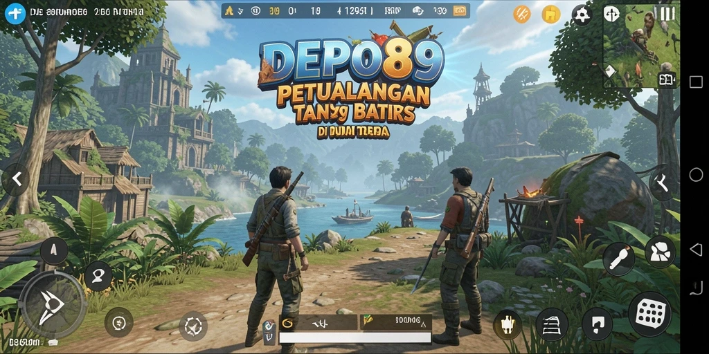 Tampilan menarik dari gameplay DEPO89 dalam dunia Open World.