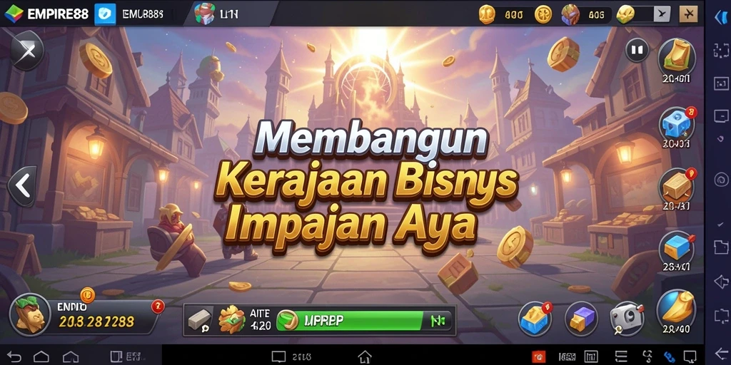 Tampilan menarik dari gameplay EMPIRE88 yang penuh strategi Tycoon.
