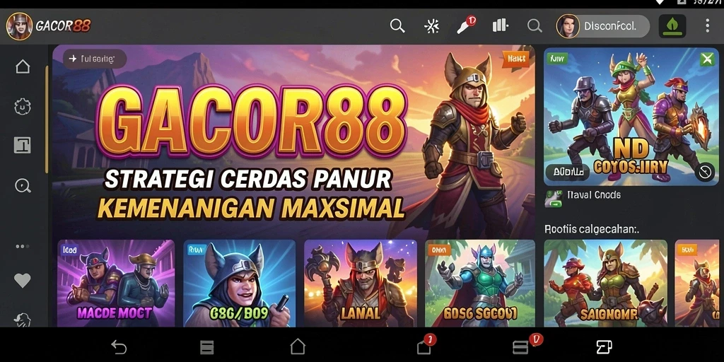 Tampilan gameplay GACOR88 yang menegangkan dan strategis.