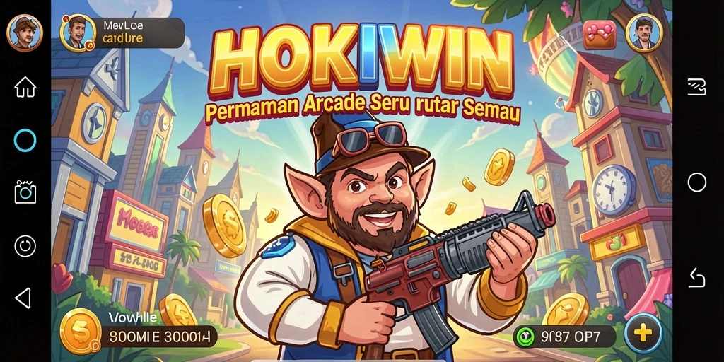 Screenshot gameplay HOKIWIN menunjukkan aksi seru dalam permainan Arcade.