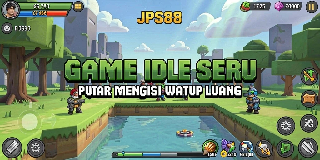 Tampilan gameplay <strong>JPS88</strong> yang menarik dengan aksi karakter otomatis.