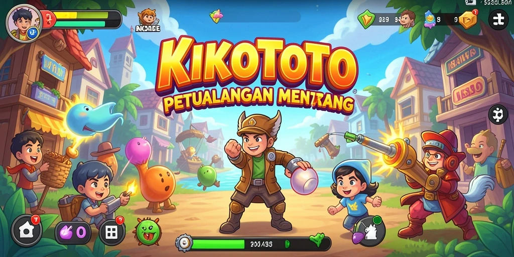 Tampilan gameplay seru KIKOTOTO yang menantang dan mengasyikkan.