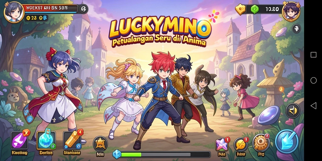 Gameplay seru dengan karakter Anime yang menarik.