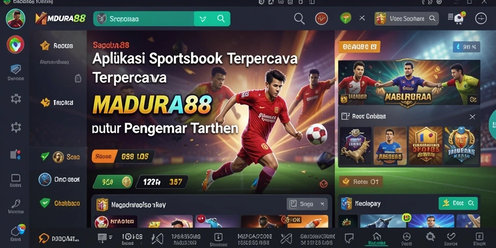 Tampilan menarik dan interaktif dari gameplay MADURA88.