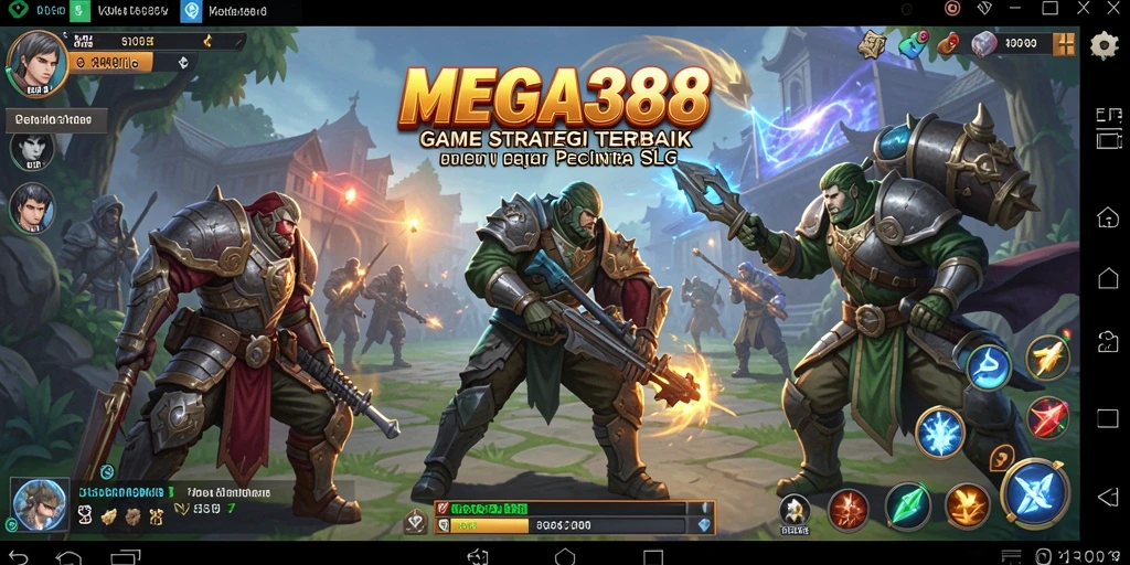 Tampilan gameplay menarik dalam MEGA388 yang menunjukkan pertempuran strategis.