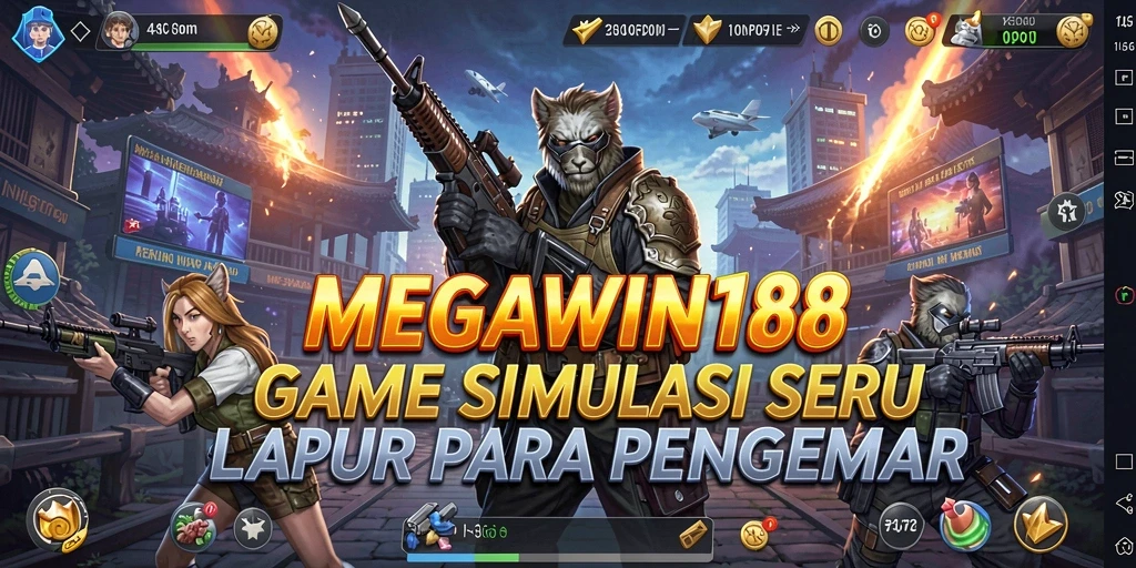 Tangkapan layar gameplay MEGAWIN188 yang menunjukkan interaksi karakter.