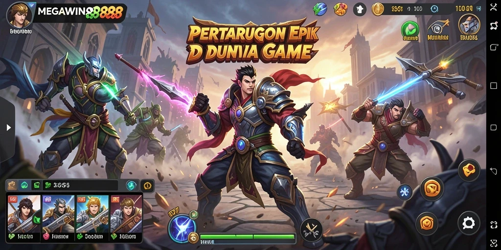 Gameplay seru dan grafis memukau di MEGAWIN888.