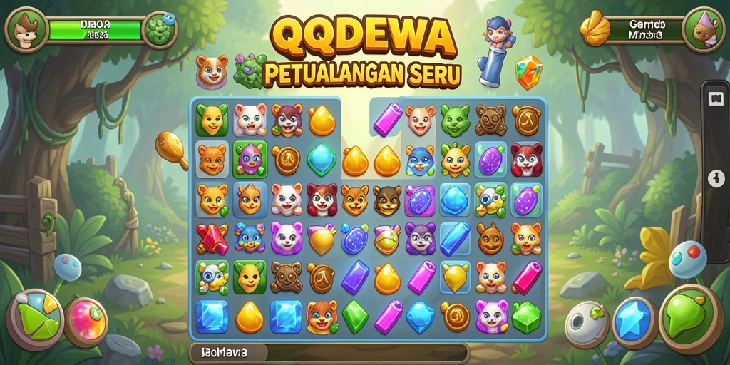 Tampilan menarik dari gameplay QQDEWA yang seru dan menantang.