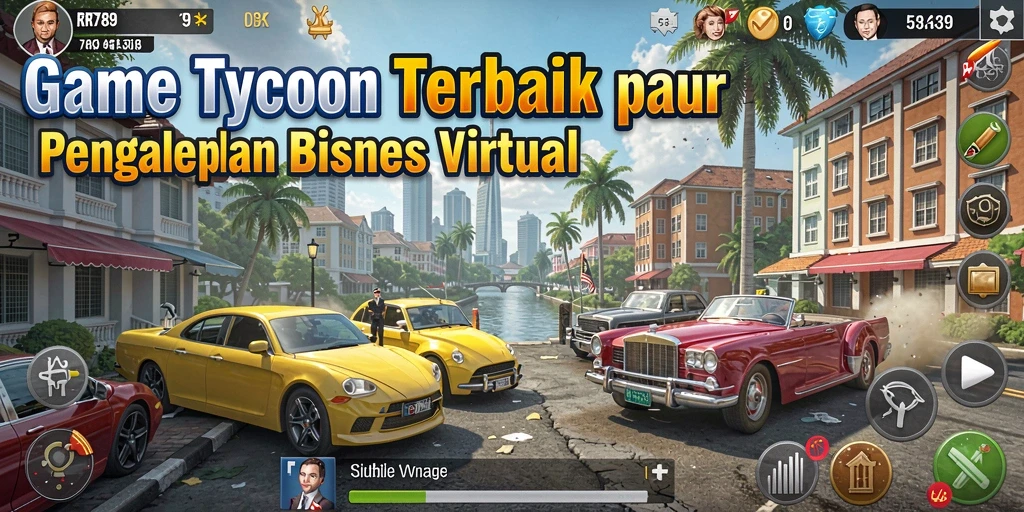 Screenshot gameplay <strong>RR789</strong> dengan aktivitas bisnis yang dinamis.