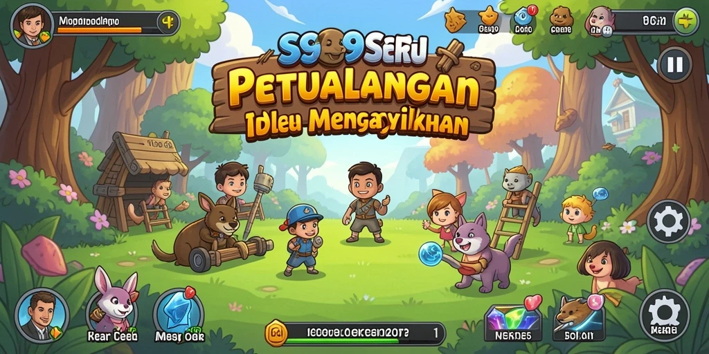 Tampilan gameplay S9S9 yang mengasyikkan dan penuh warna.